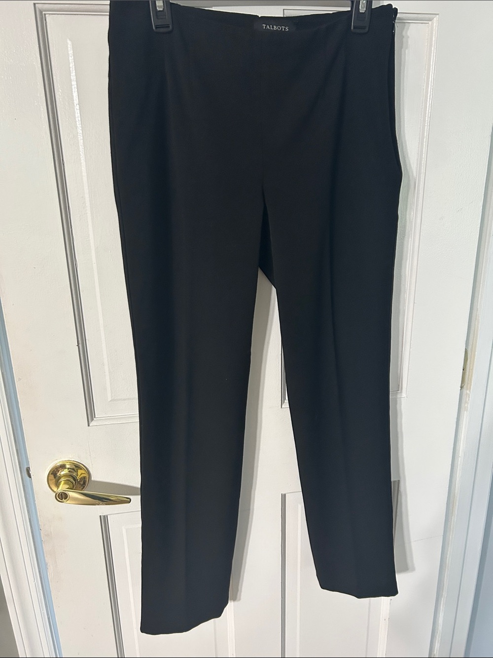 Talbots Black Straight-Leg Women's Pants